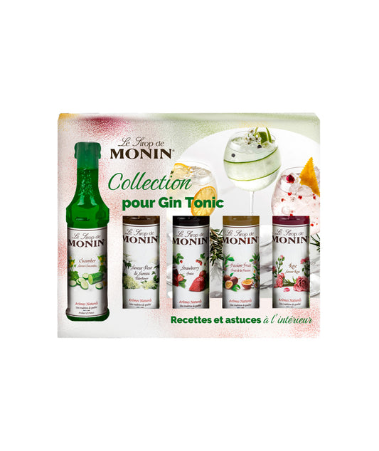 Coffret de 5 sirops pour gin tonic