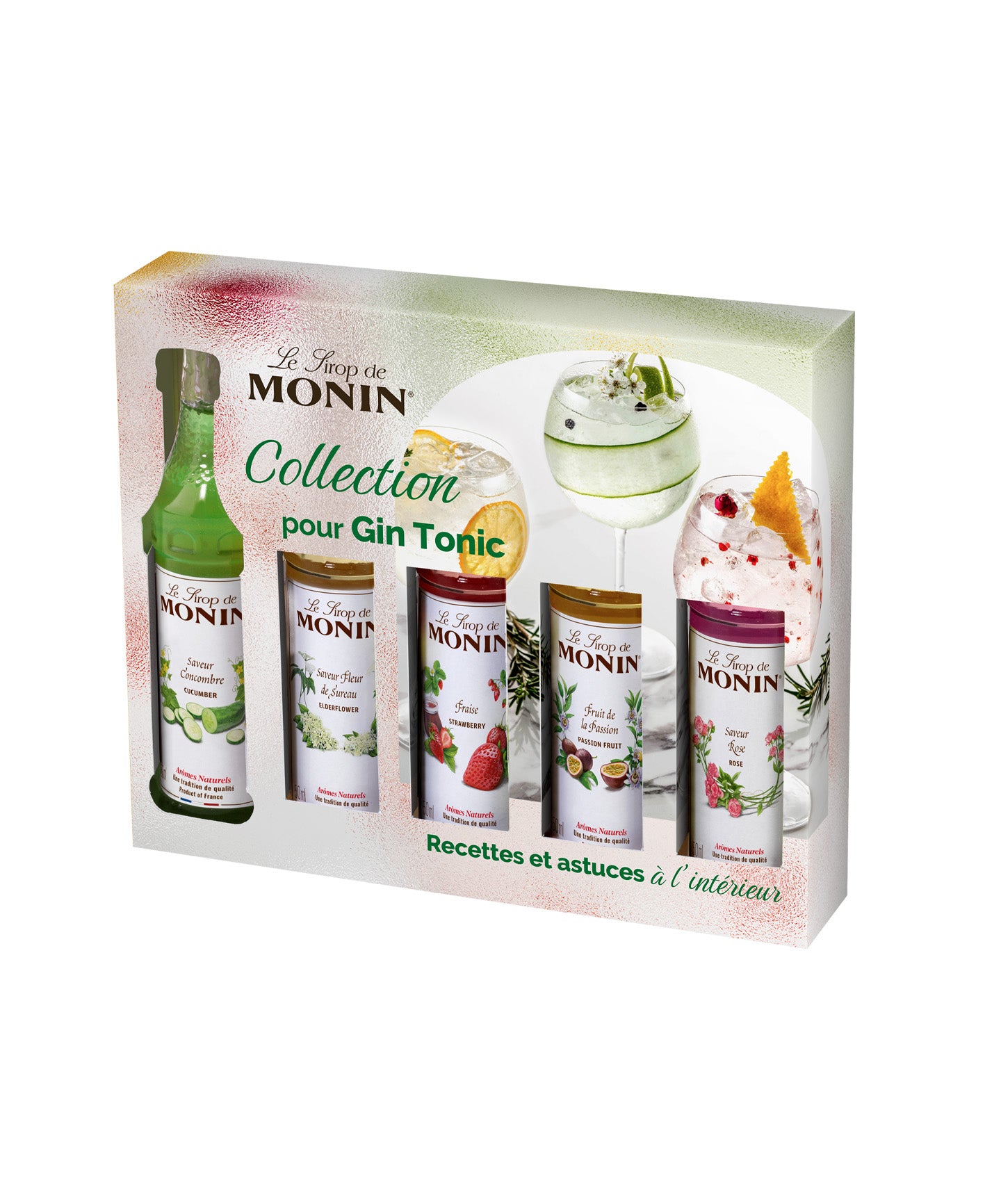 Coffret de 5 sirops pour gin tonic
