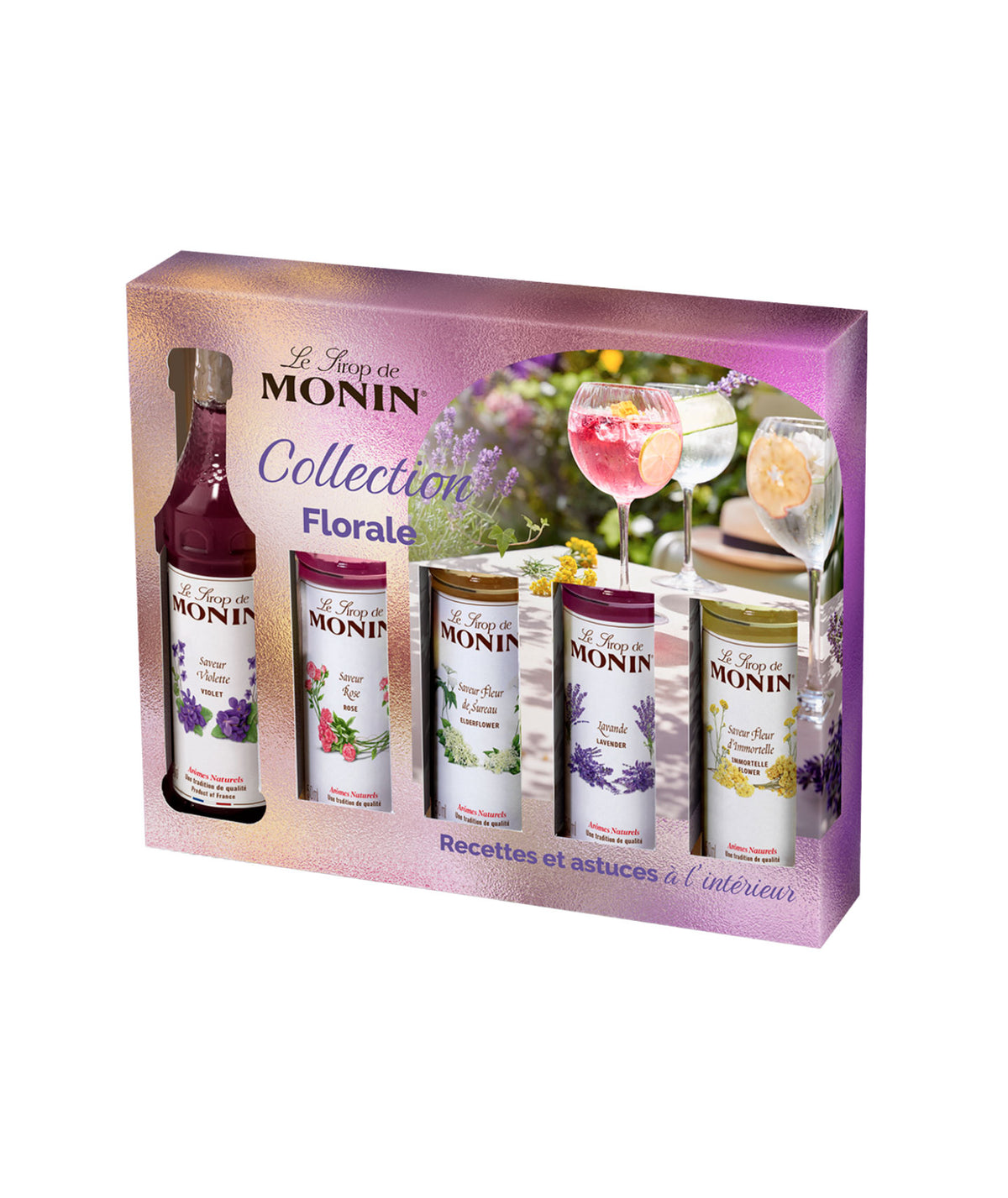 Coffret florale de 5 sirops - 5x5cl