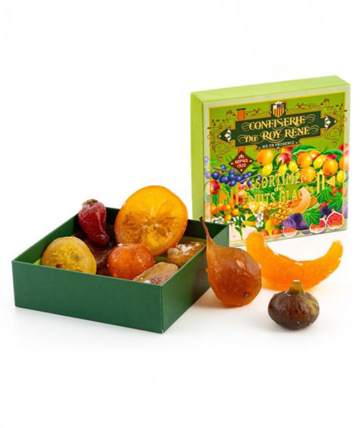 Assortiment fruits glacés