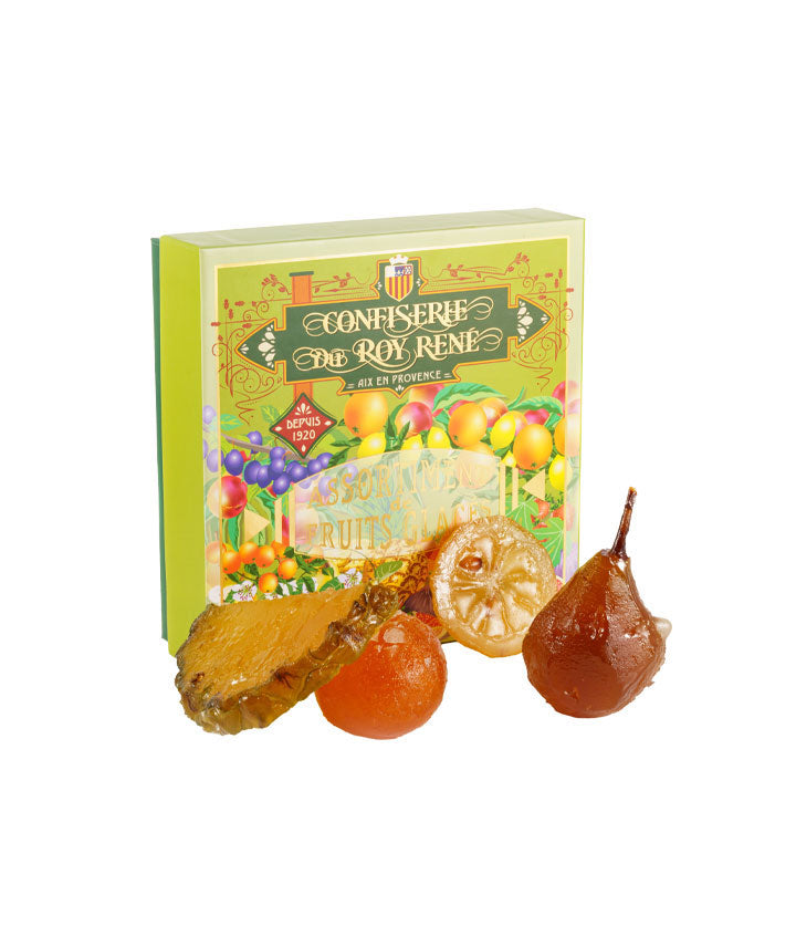 Assortiment fruits glacés