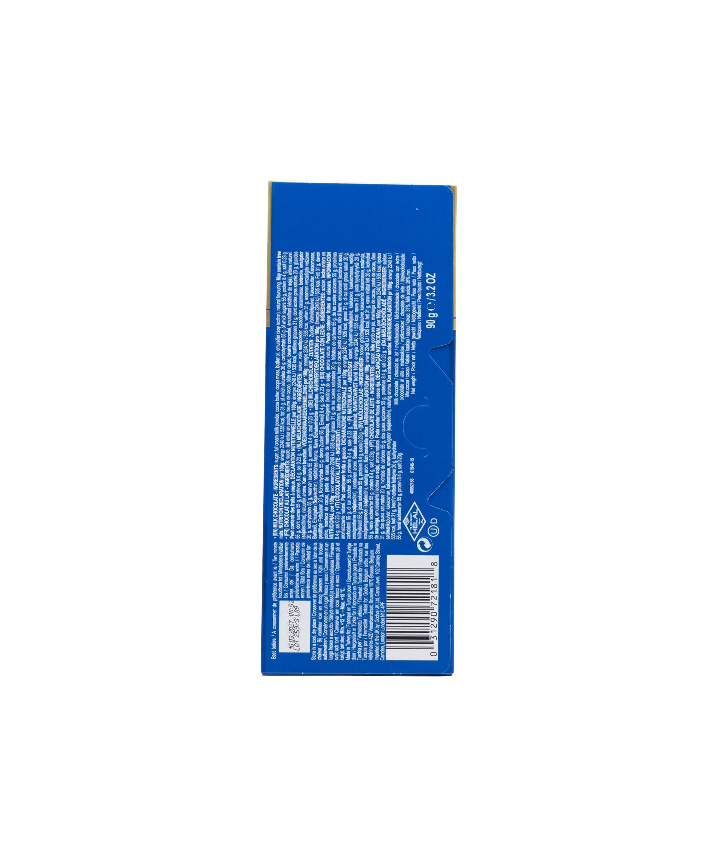 Tablette chocolat au lait 31%