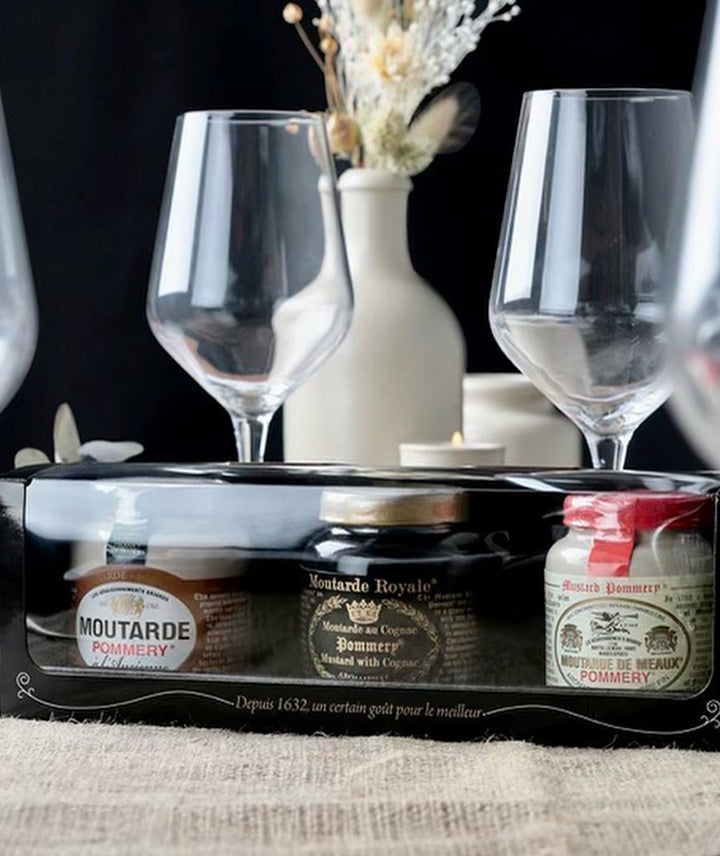 Coffret de 3 moutardes Pommery®