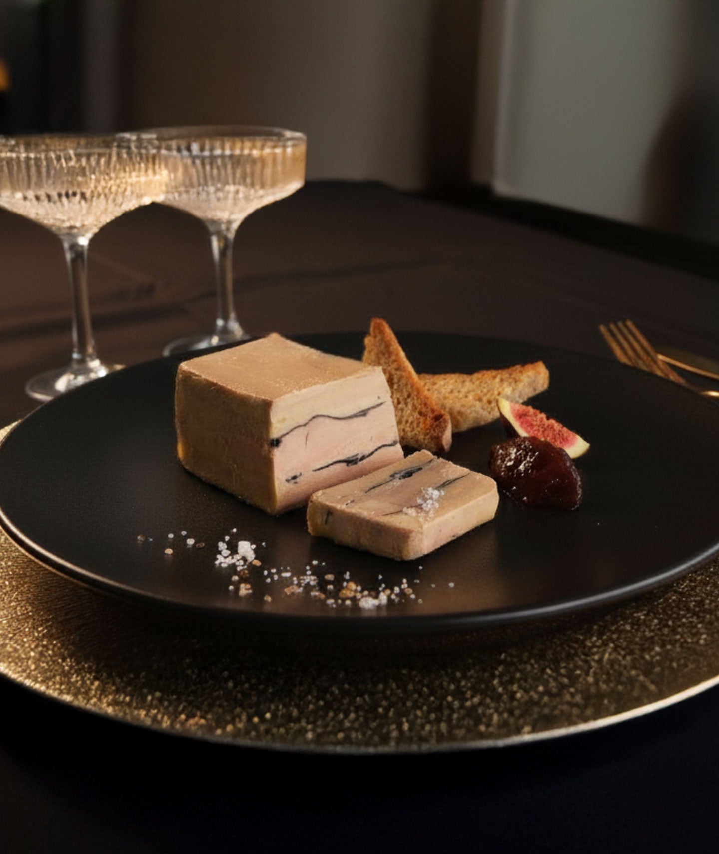 Millefeuille de foie gras d'oie truffé 6% - Barquette 180g