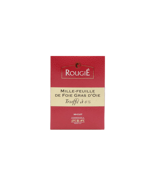 Millefeuille de foie gras d'oie truffé 6% - Barquette 180g