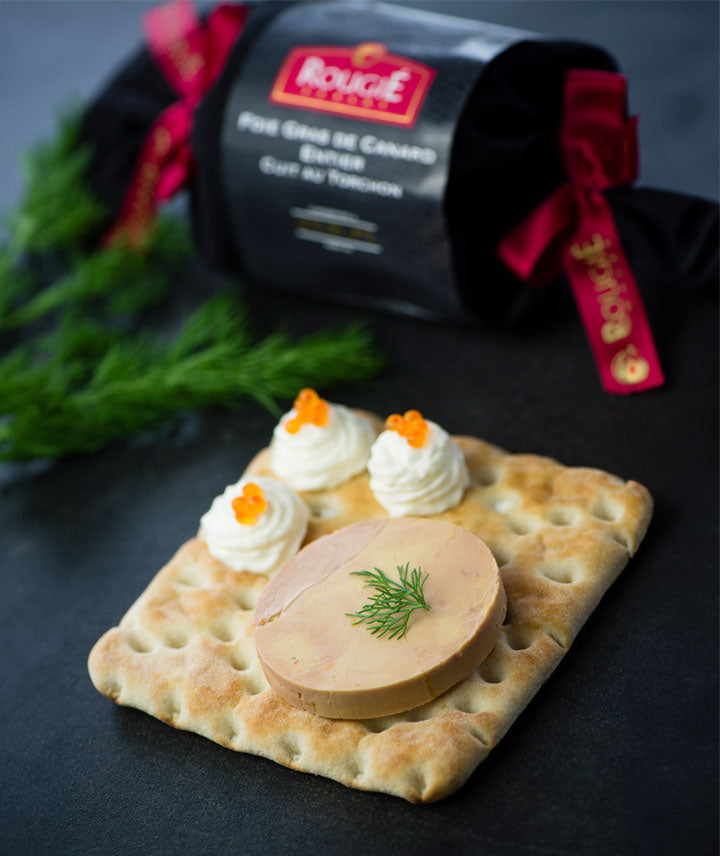 Foie gras de canard entier cuit au torchon