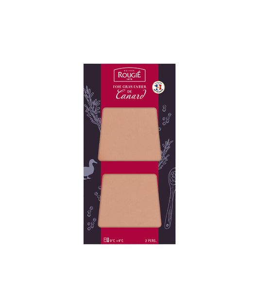 Duo de foie gras canard entier - 2 tranches 40g