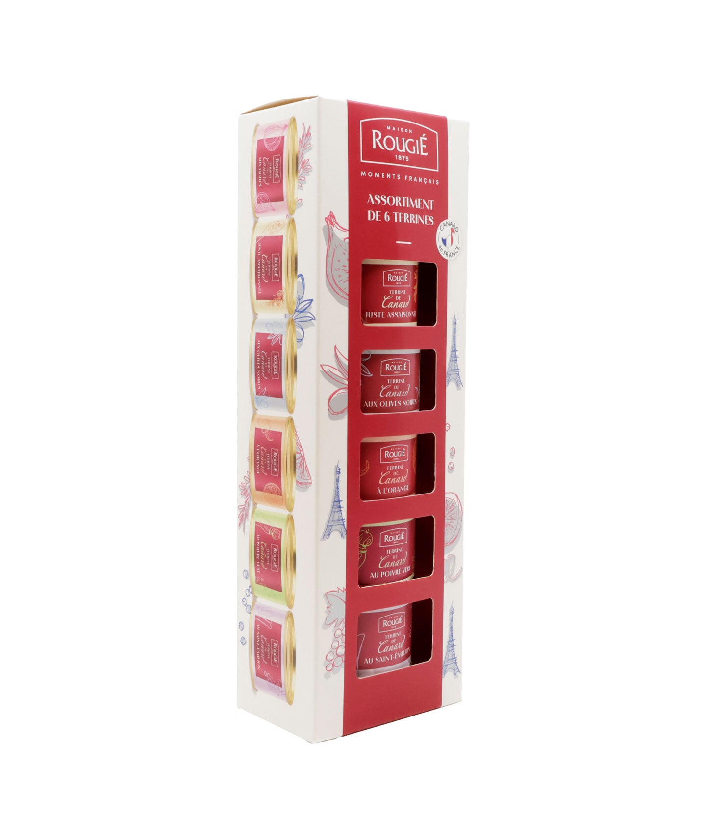 La baguette - Coffret d'assortiment de terrines de canard