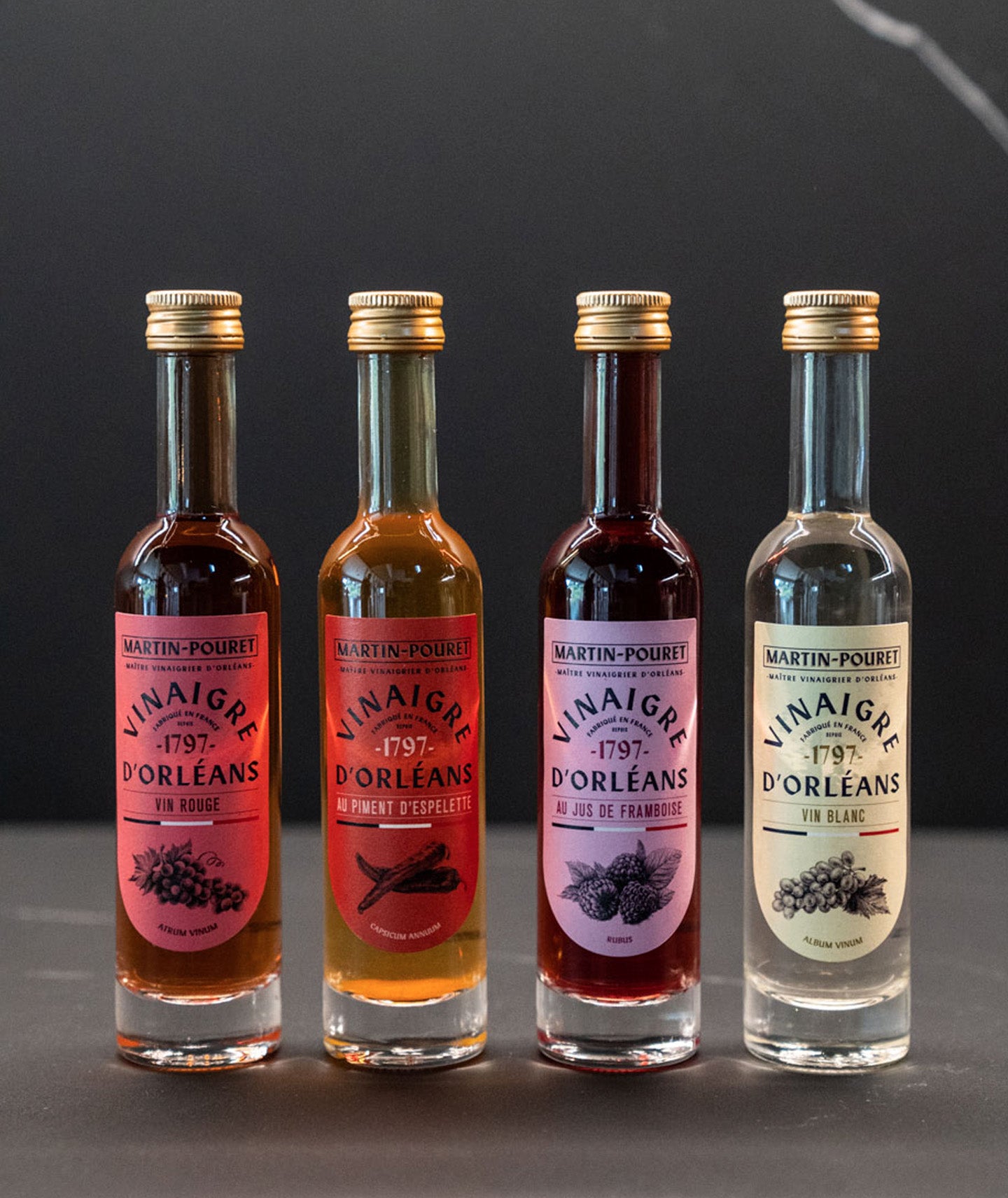 Coffret découverte vinaigres - 4x10cl