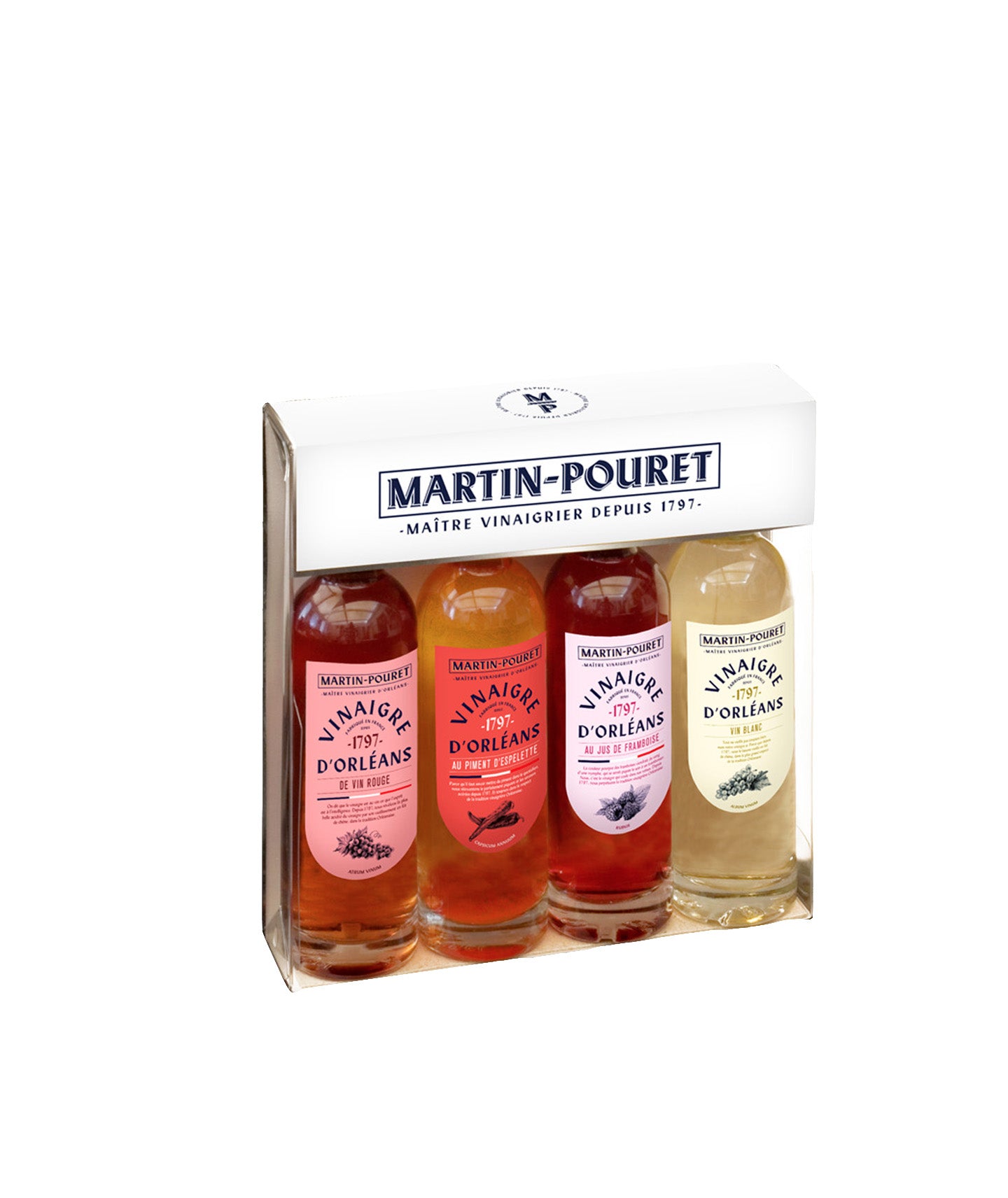 Coffret découverte vinaigres - 4x10cl