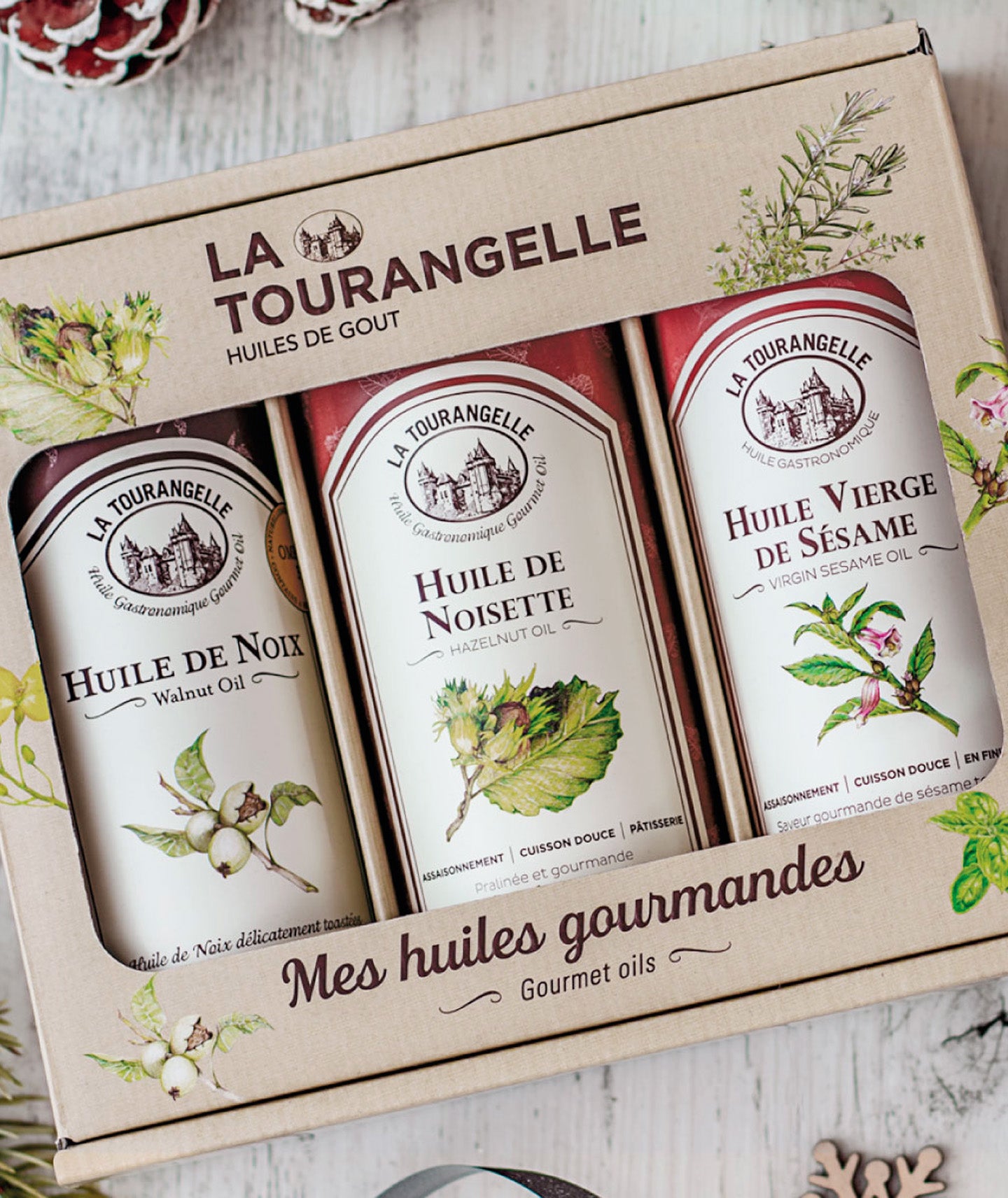 Trio Noix Noisette Sésame 3x250ml