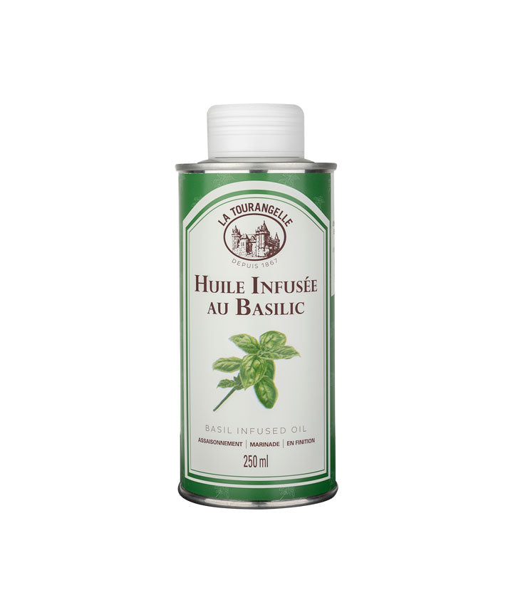 Huile infusée au basilic