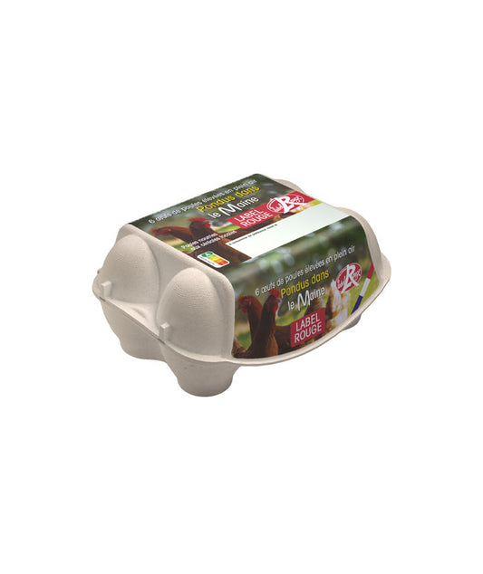 6 oeufs du Maine Label Rouge