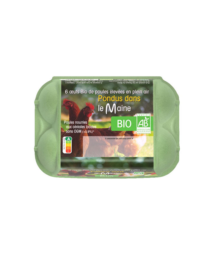 6 oeufs bio du Maine