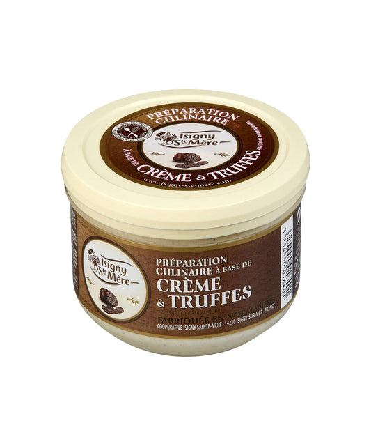 Préparation culinaire à base de crème et truffes - Pot en verre