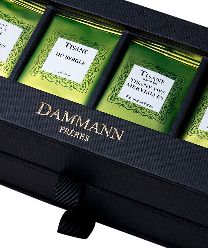 Coffret de thés et tisanes "24H/24" - 56 sachets