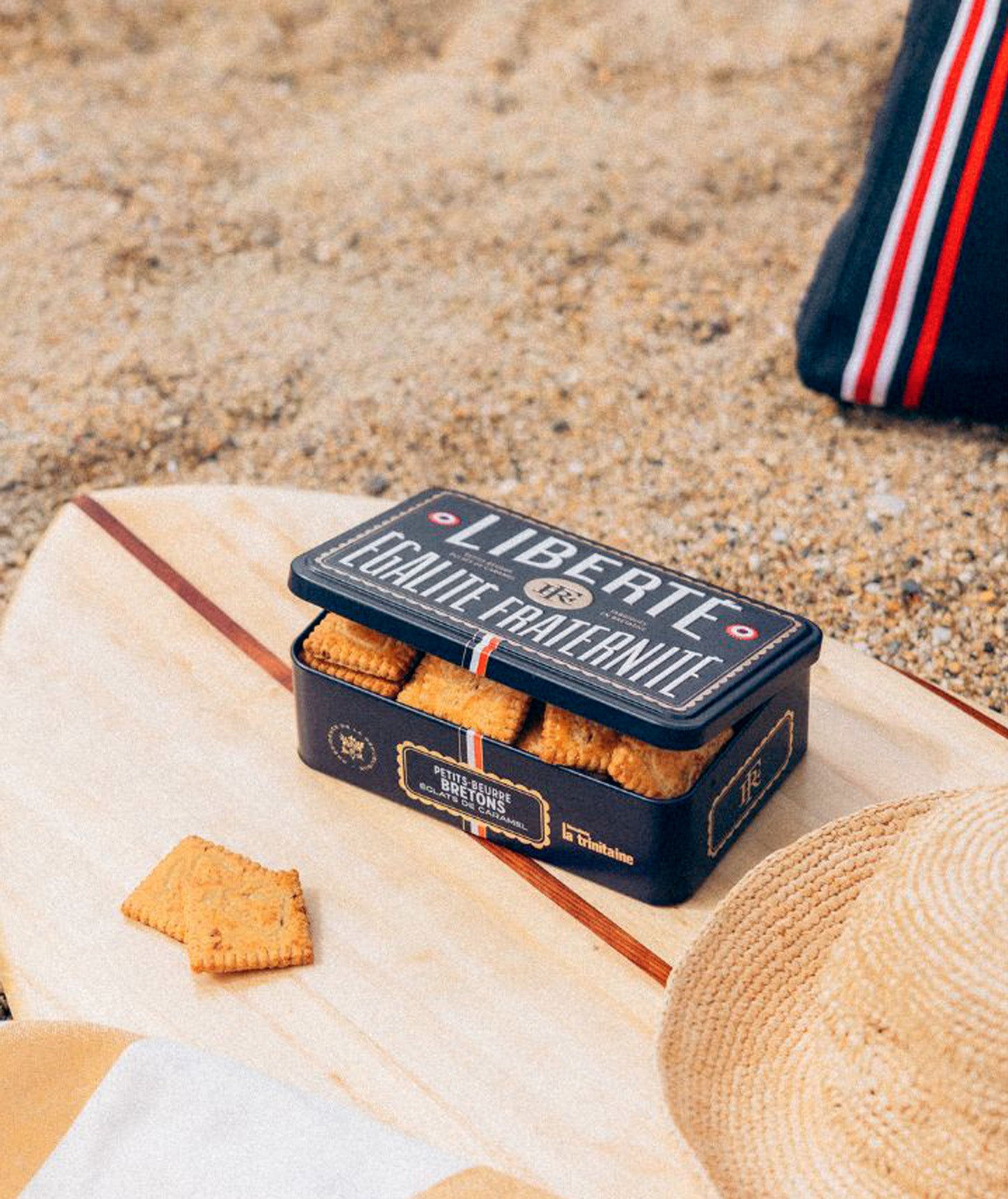 Coffret de petits-beurre aux éclats de caramel beurre salé