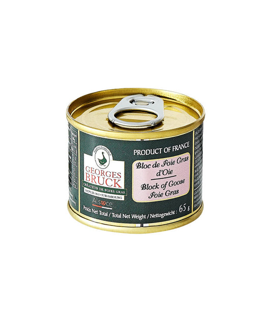 Bloc de foie gras d'oie - Boîte de 65g