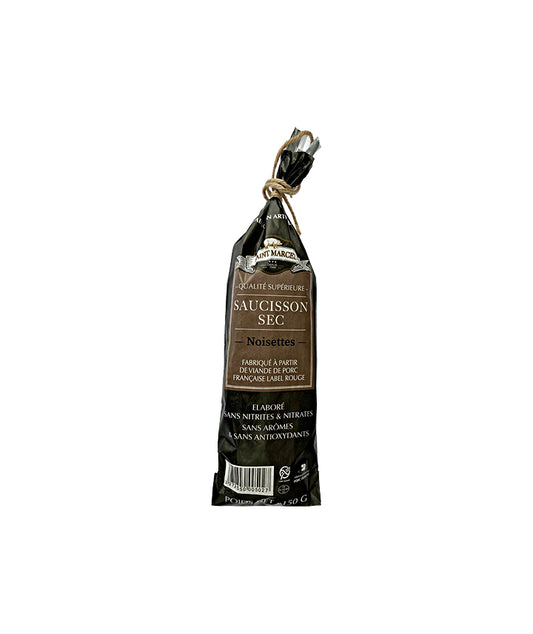Saucisson sec aux noisettes