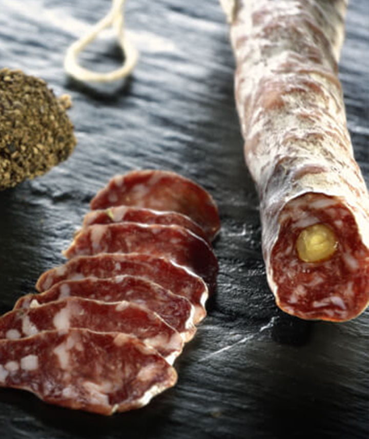 Saucisse sèche noisettes