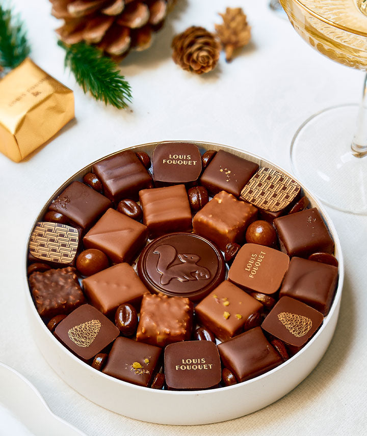 La petite boîte ronde de Noël
