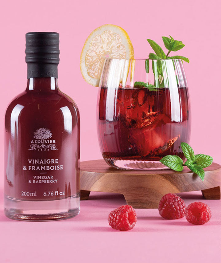 Vinaigre et framboise