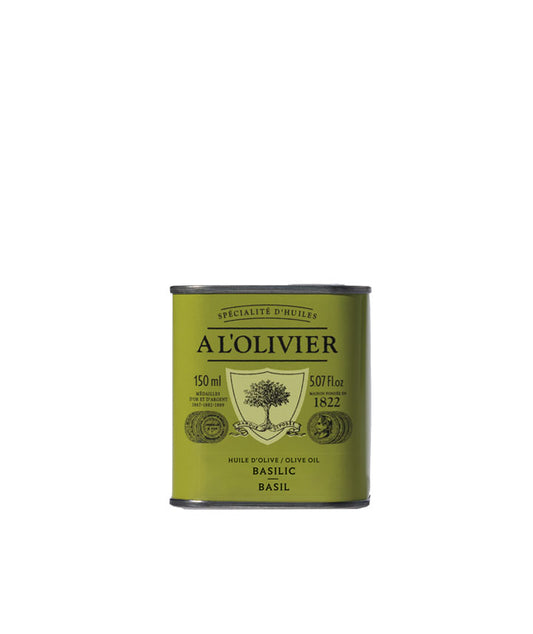 Huile d'olive basilic