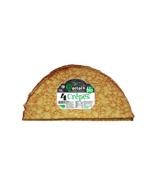 4 crêpes bio natures vue face aux Galeries Lafayette Le Gourmet