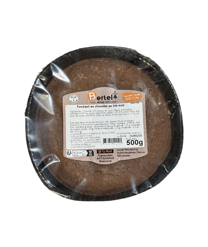 Fondant chocolat au blé noir à partager
