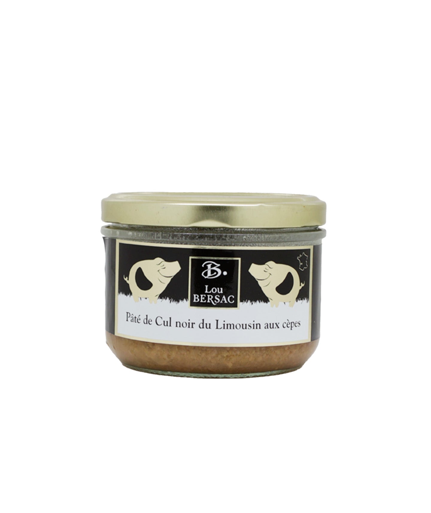 Pâté de Cul Noir du Limousin aux cèpes