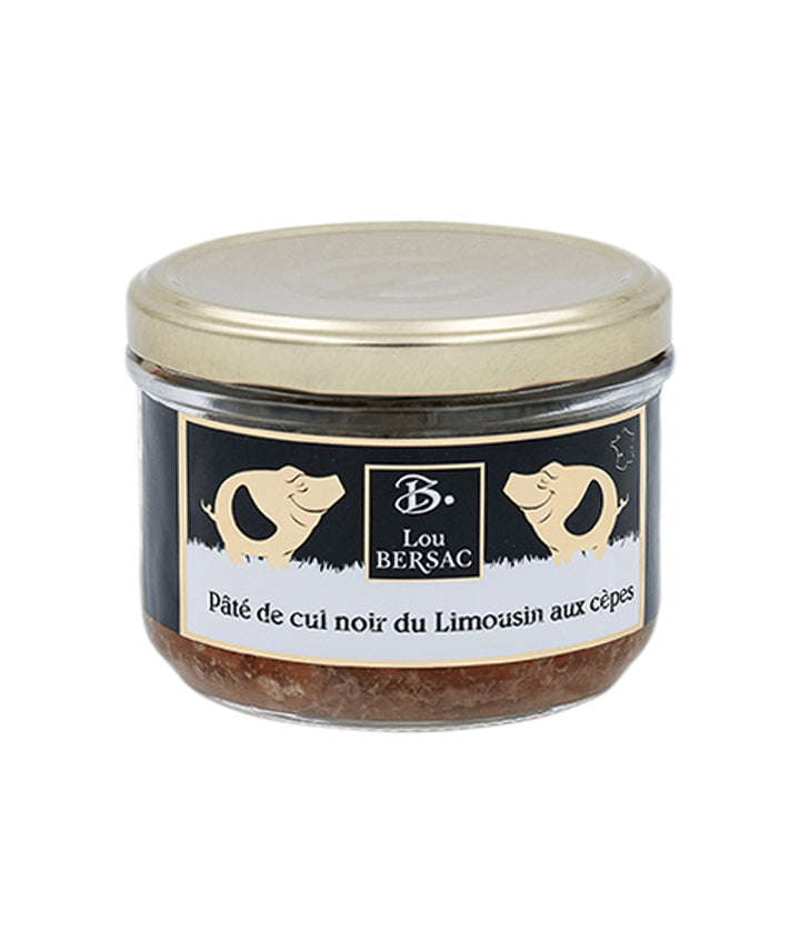 Pâté de Cul Noir du Limousin aux cèpes