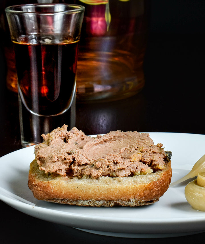 Délice de Cul Noir du Limousin au foie gras et noix