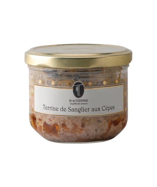 Terrine de sanglier aux cepes - 180 gr