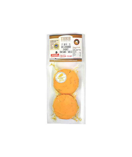 Duo de foie gras de canard entier mi-cuit - 2x35gr