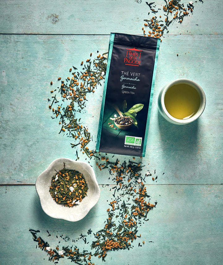 Thé vert genmaicha bio - Pochette vrac