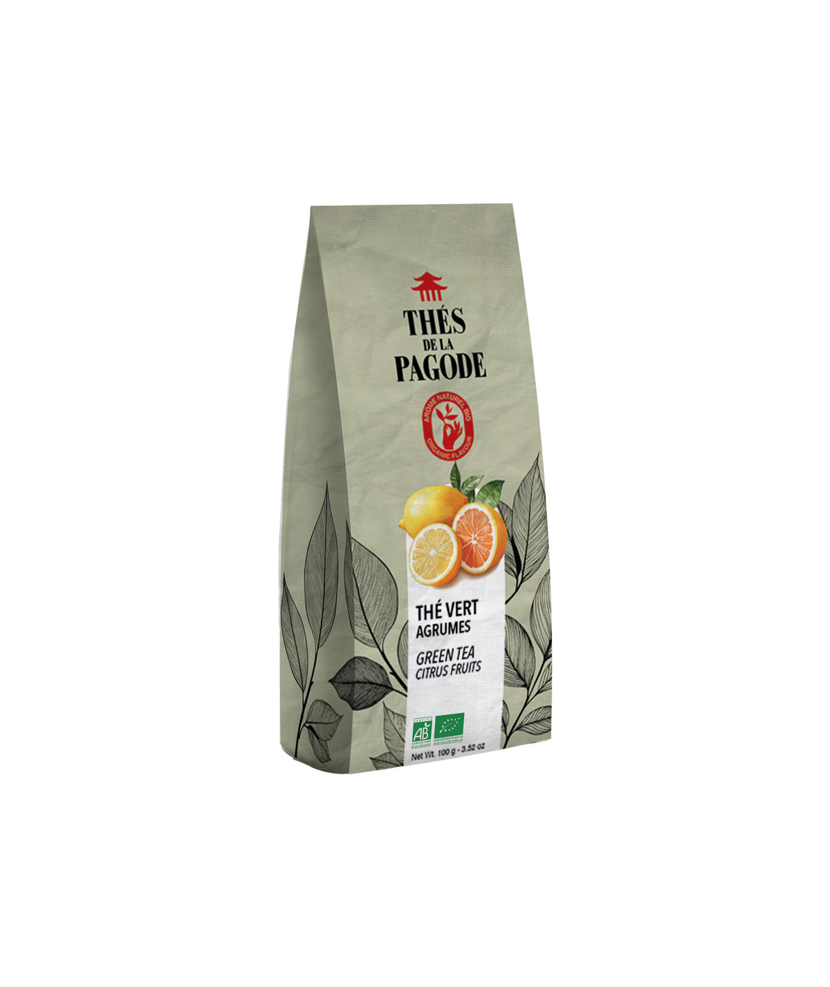 Thé vert agrumes bio - Pochette vrac