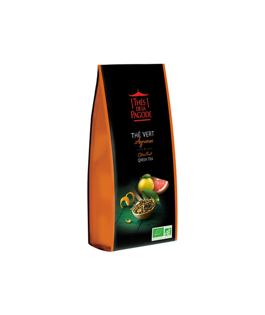 Thé vert agrumes bio - Pochette vrac