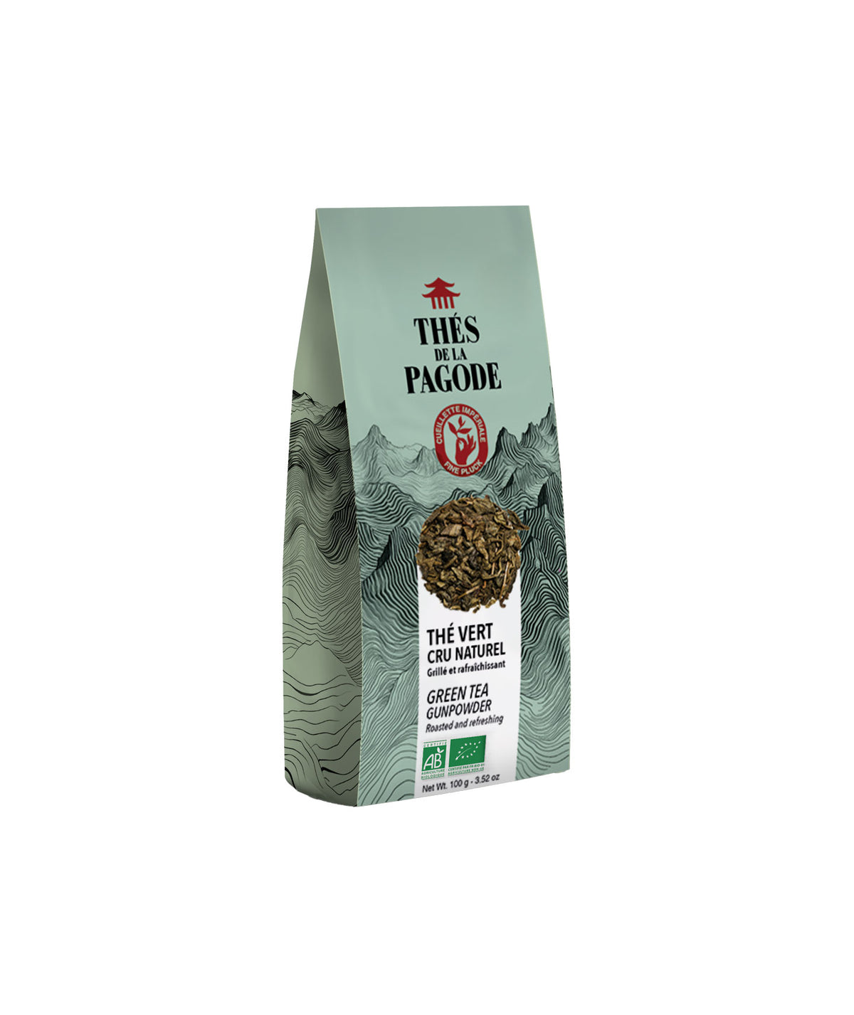 Thé vert cru naturel bio - Pochette vrac