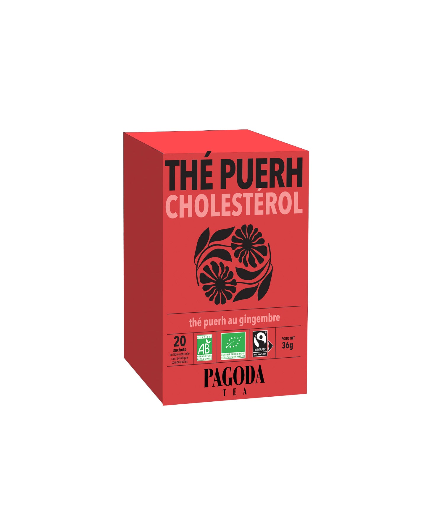 Thé puerh cholestérol bio - 20 sachets