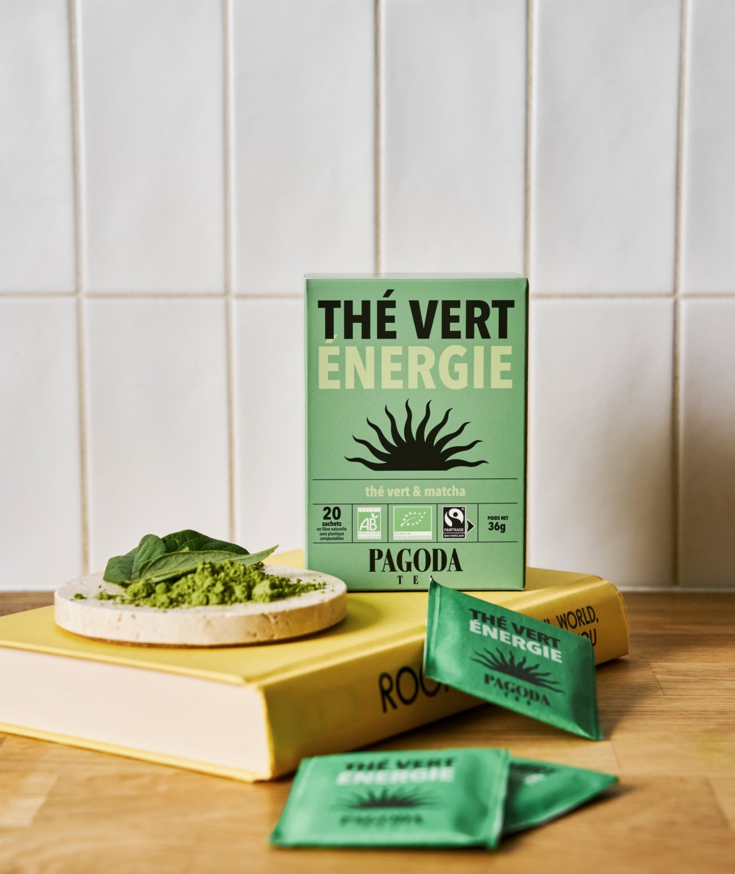 Thé vert énergie bio - 20 sachets