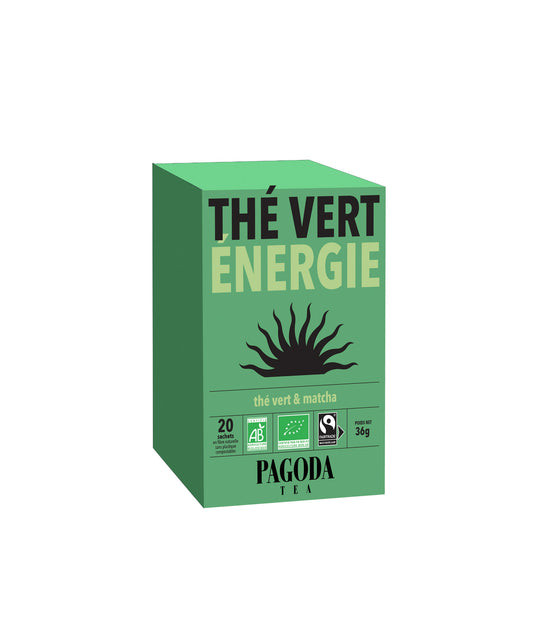 Thé vert énergie bio - 20 sachets