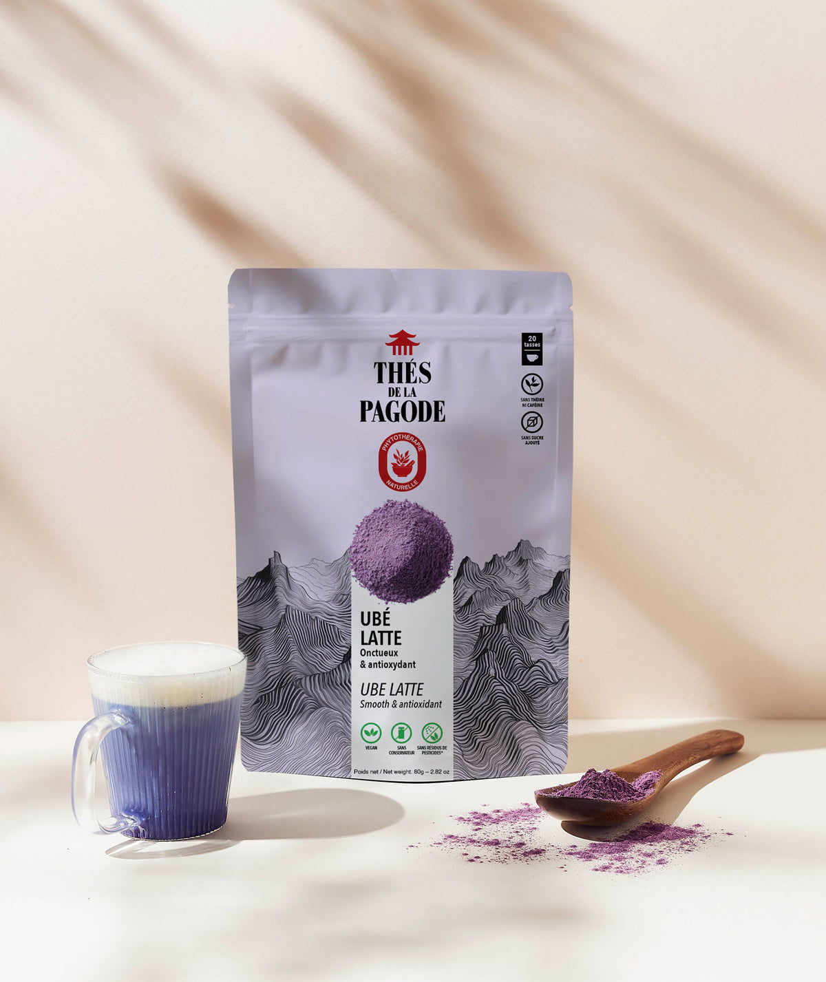 Poudre à latté Ube