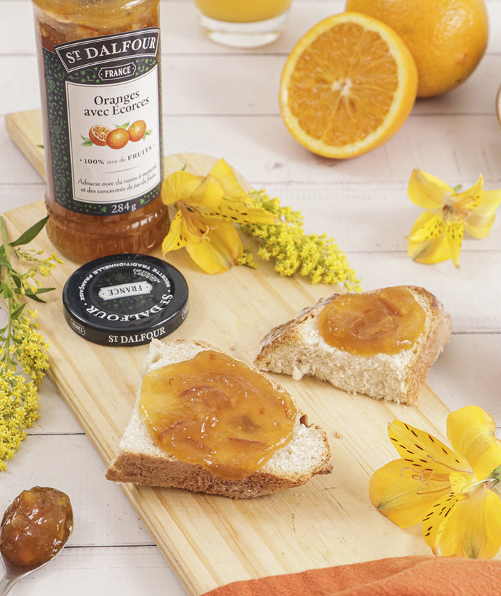 Confiture oranges avec écorces