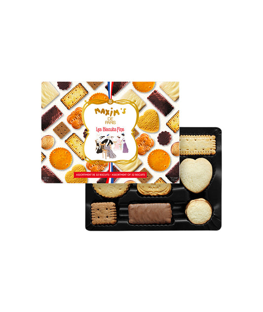 Étui 32 biscuits assortis