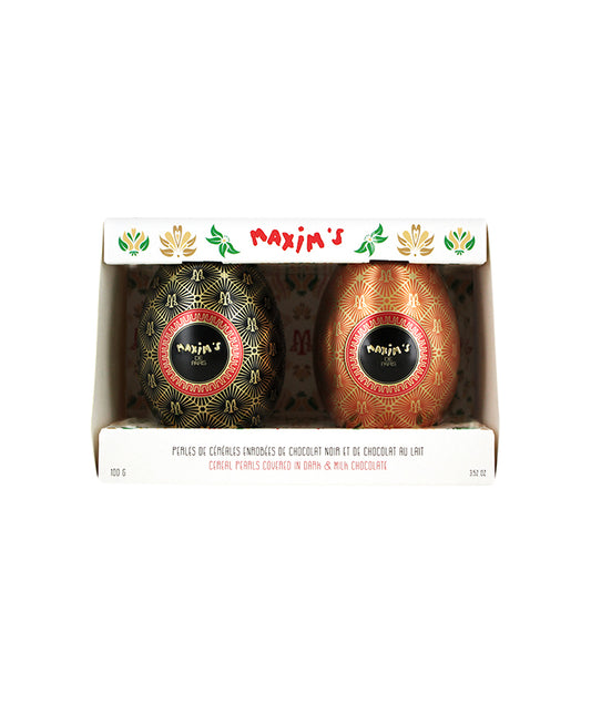 Étui 2 mini oeufs métal