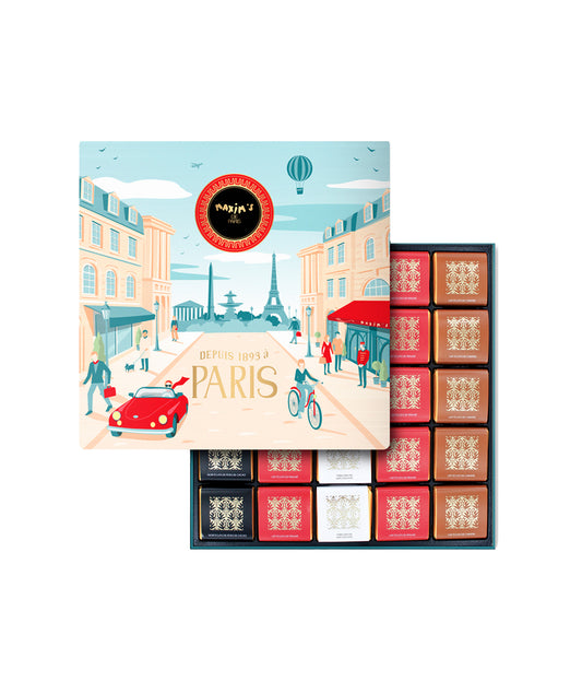 Coffret 50 carrés de chocolat