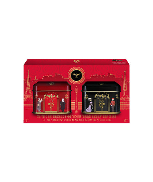 Etui 2 mini maisons de 8 rochers assortis