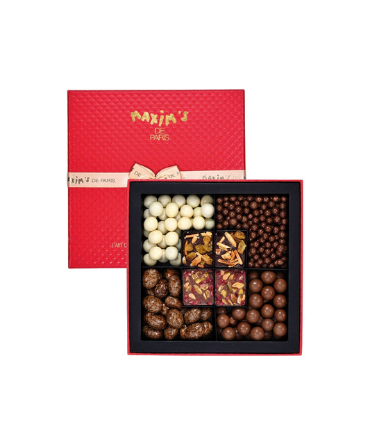 Coffret carré Grignotage chocolats