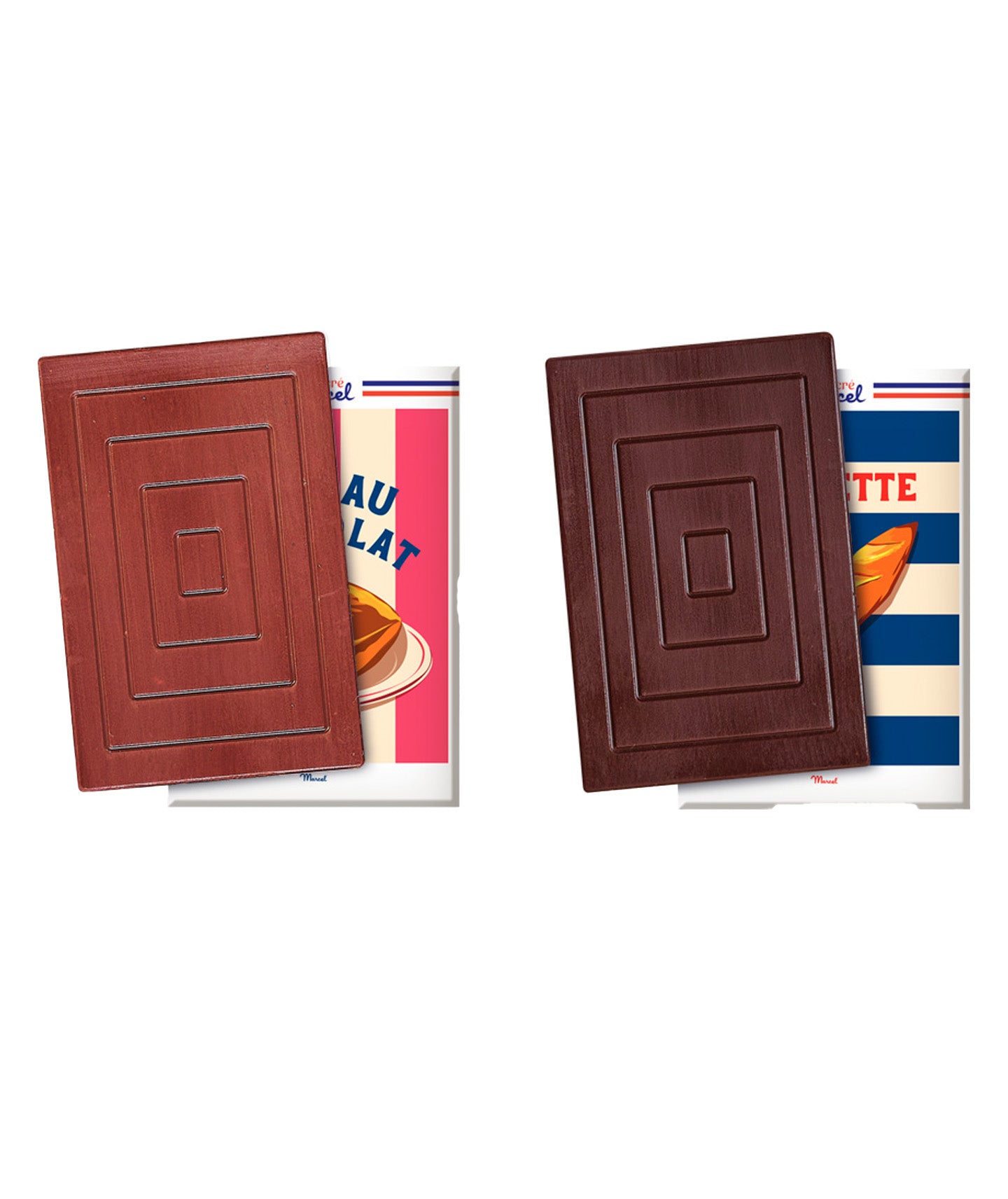 Boîte métal "French excellence" de 9 mini-tablettes