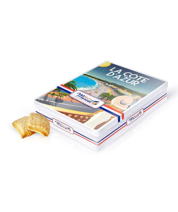 Boîte métal “Côte d’Azur” - 14 canistrellis au citron